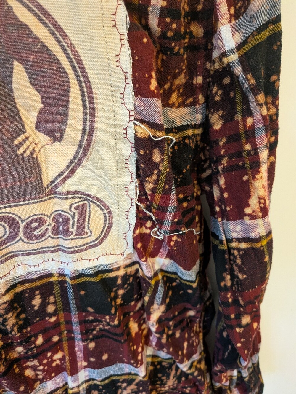 Angry Minnow Vintage "I'm Kind of a Big Deal" Ron Burgundy Anchorman Flannel M - Picture 7 of 8